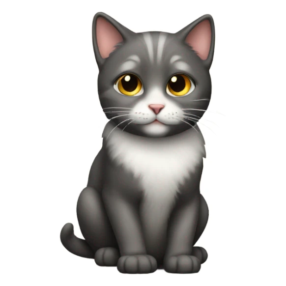 Cat Christmas gift winter sticker