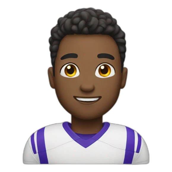 Gay football boy sticker