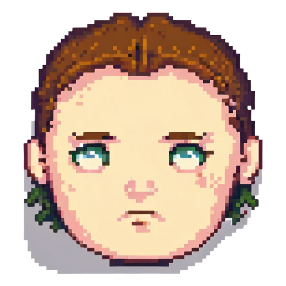 frowning face with lowered eyebrows sticker