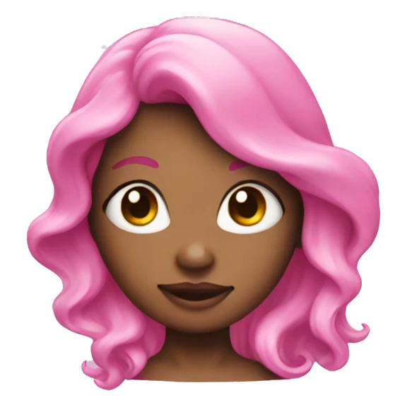 Pink mermaid  sticker