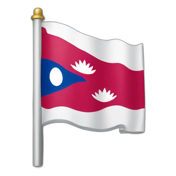 Country flag nepal sticker