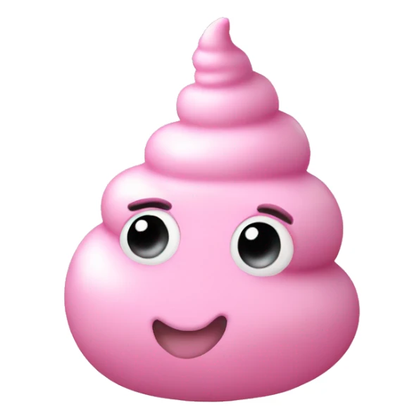 light pink unicorn poop sticker