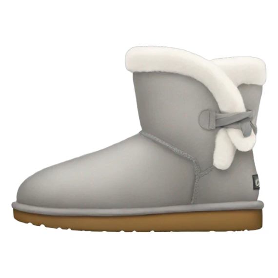 light grey uggs sticker