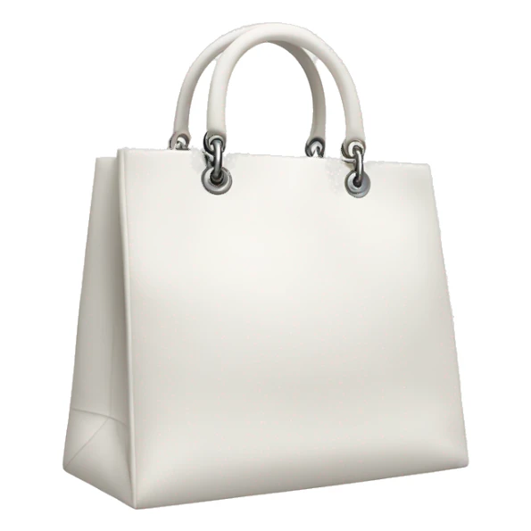 White shopping bag Dior  sticker