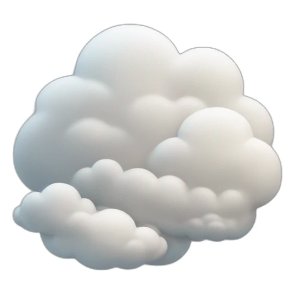 cloud of thoughts sticker