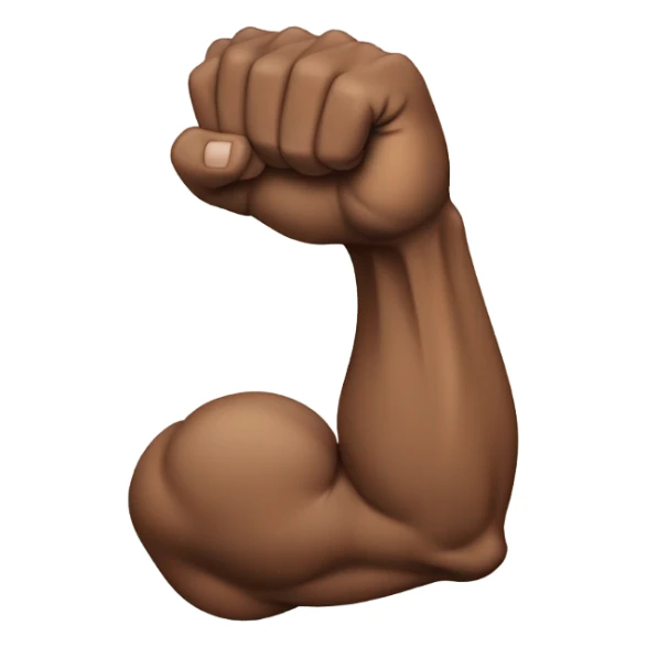 Flexing brown arm with tattoos sticker