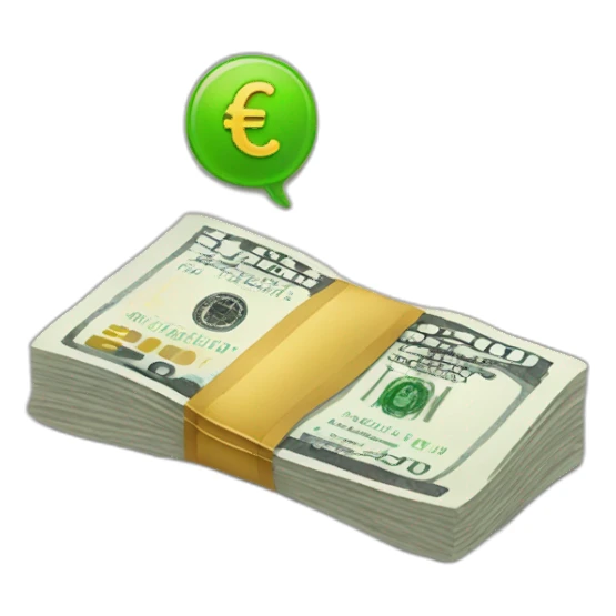 Billet d'euros sticker