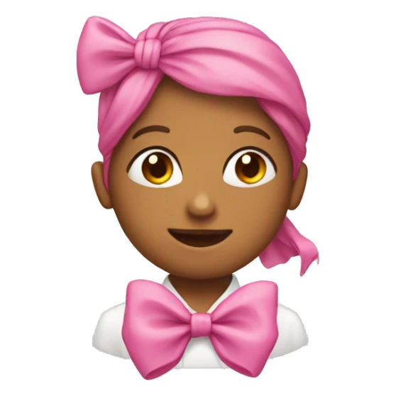 school with school pink bow sticker