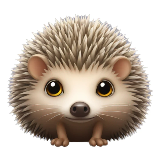 hedgehog with one eye sticker