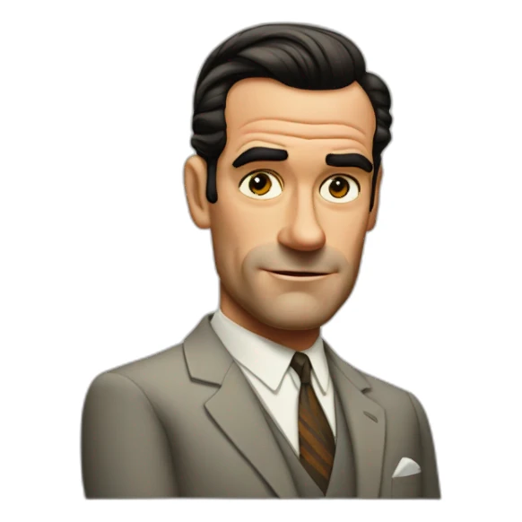 mad-men-don-draper-shrugging sticker