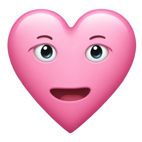 Pink milky heart sticker