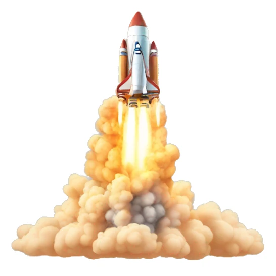 rocket fire sticker