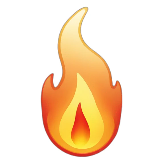 Fire flame sticker