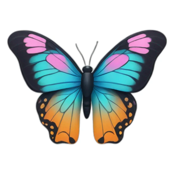 swim butterfly sticker