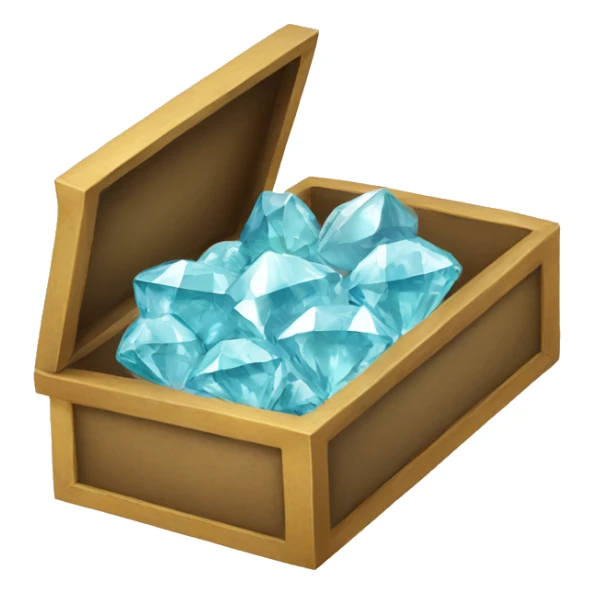  diamonds in box sticker