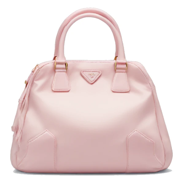 Light pink prada nylon bag small sticker