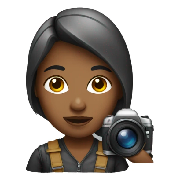 Female photographer sticker