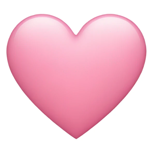 Pink hjerte  sticker