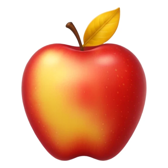 apple gala royal some yellow blush sticker