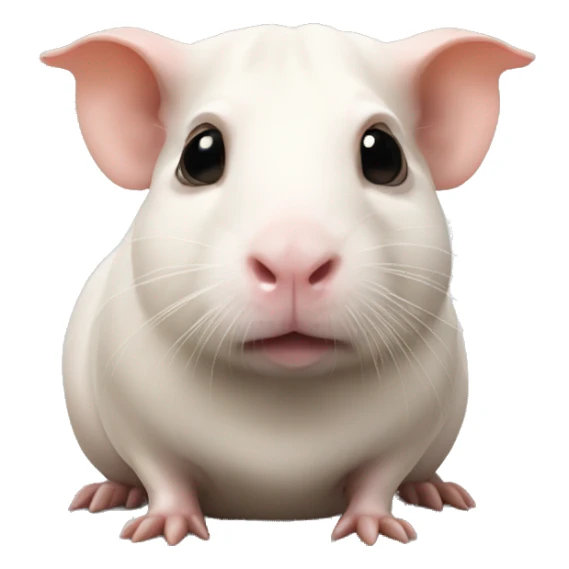 hairless guinea pig sticker