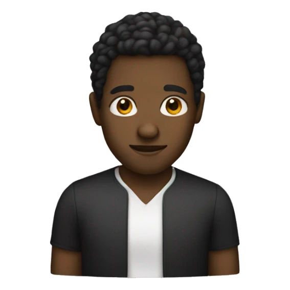 Black person  sticker