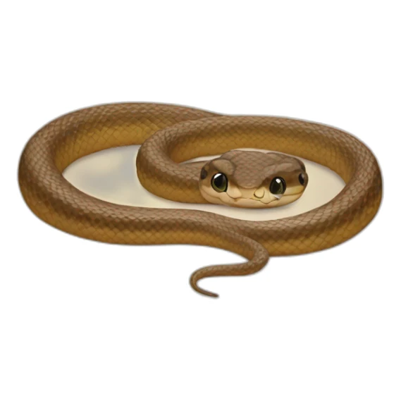 Baby brown snake sticker