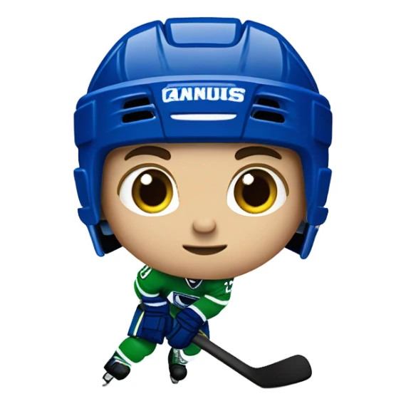 Canucks hockey sticker
