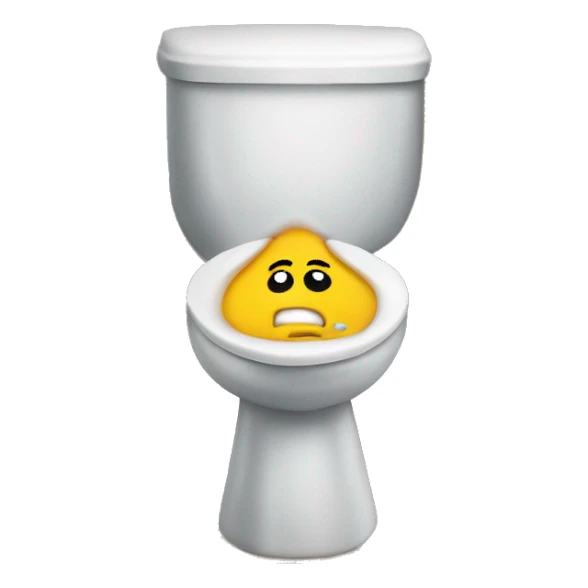 runny nose toilet sticker