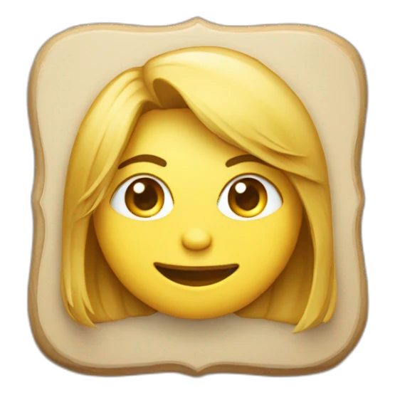 Humain dans une plaque sticker