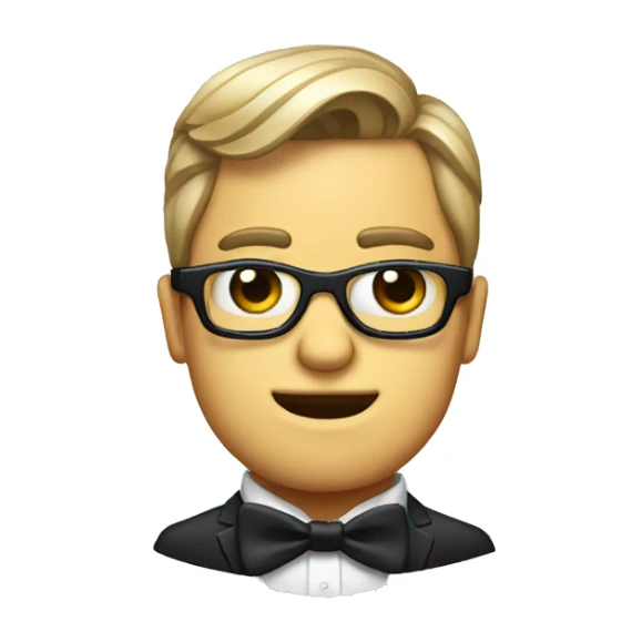 one-eyed character in bowtie sticker