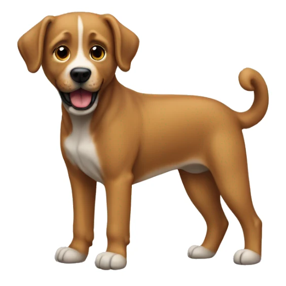 Un perro con patas sticker