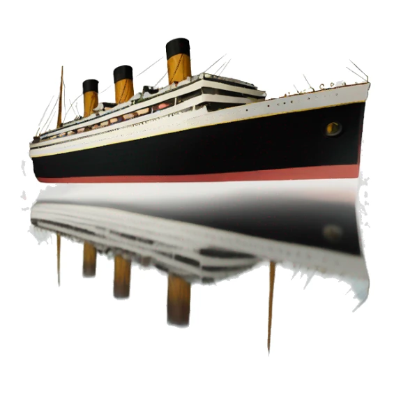 RMS Titanic White Star Line sticker