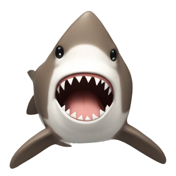 Shark with brown alpaca  sticker