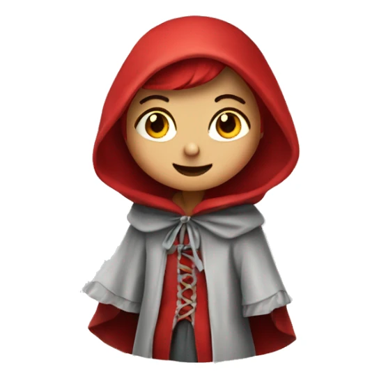 petit chaperon rouge sticker