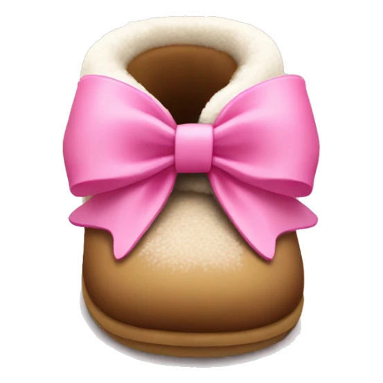 Ugg with a pink bow  sticker