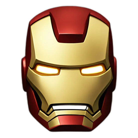 powerfull angry iron man sticker