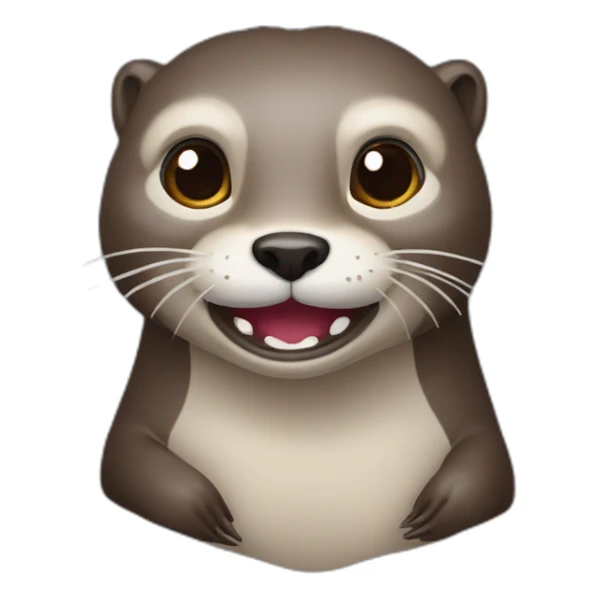 Loutre démoniaque sticker