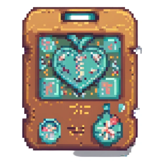 medicine tablet pixel art sticker