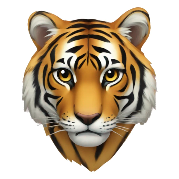 Tigre 🐯 corazónes en los ojos sticker