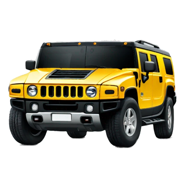 A hummer car  sticker