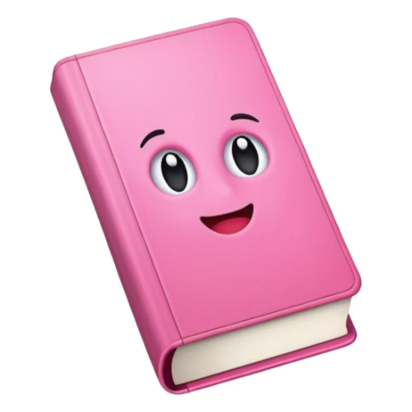 book utilise couleurs rose sticker