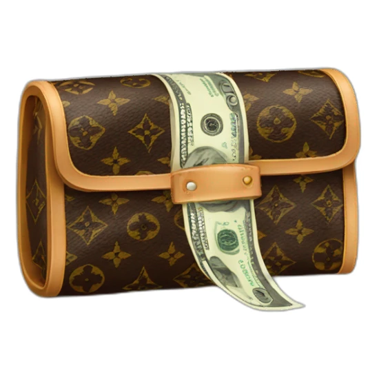 Louis Vuitton money sticker