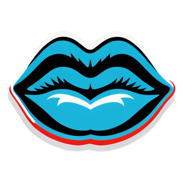 Kissing  sticker