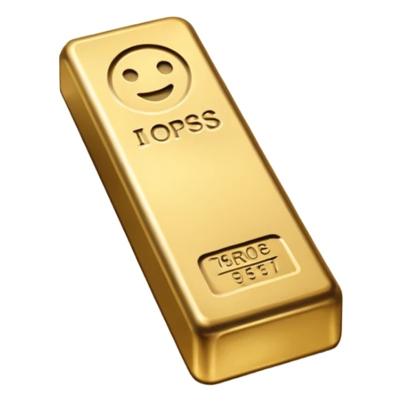 NAZI gold bar sticker