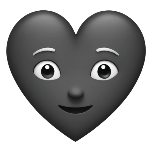 Heart outline sticker