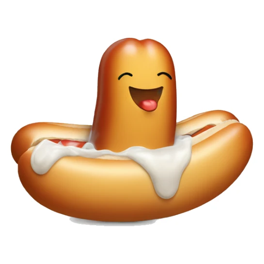 hot dog in boiling water sticker
