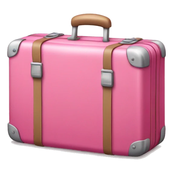 pink suitcase  sticker