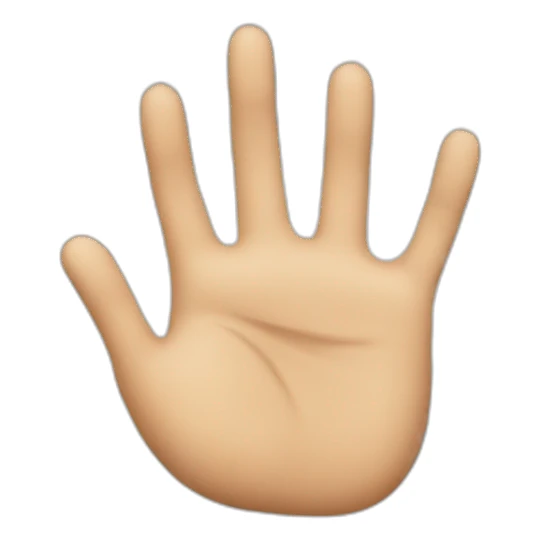 Hand zeichen sticker