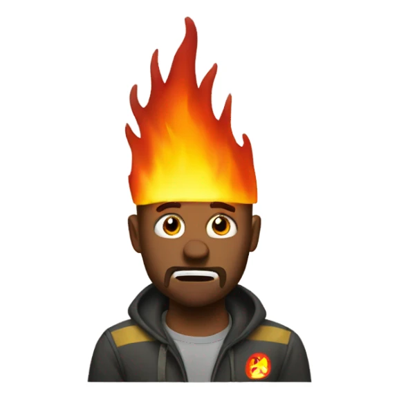 Fire panic this is fine  sticker