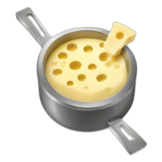 Swiss cheese fondue sticker